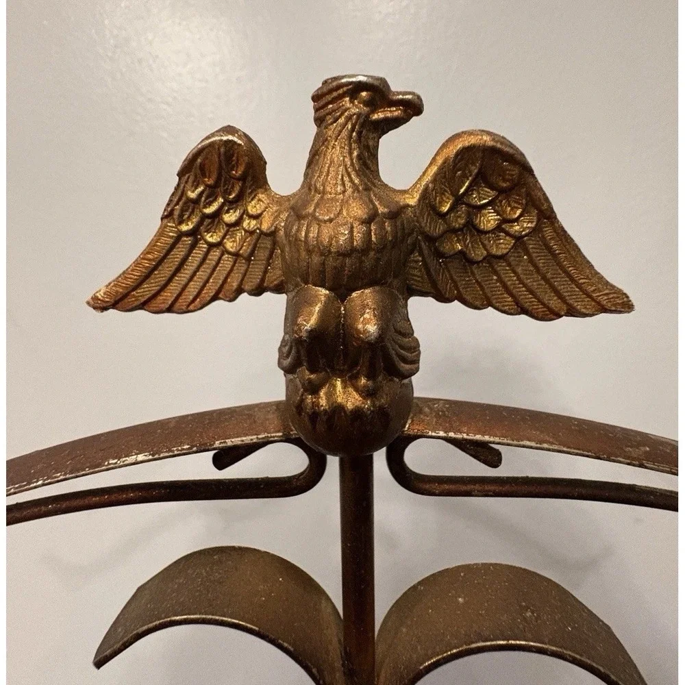 Vintage United Metal‎ Goods Electric Clock American Eagle Made In USA WORKS!